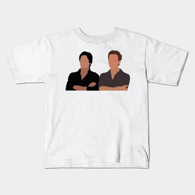 salvatore brothers Kids T-Shirt by gdm123